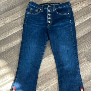 Veronica Beard Dark Sea Blue Jeans 27”